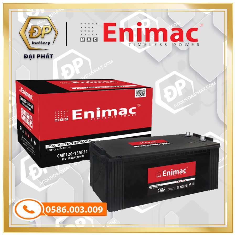 Ắc Quy ENIMAC CMF 120-135F51 (12V-120Ah)
