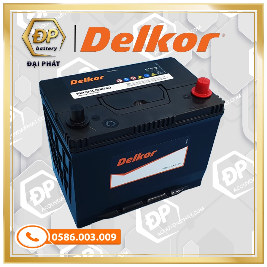 Ắc Quy Delkor NX110-5/L (12V-70Ah)