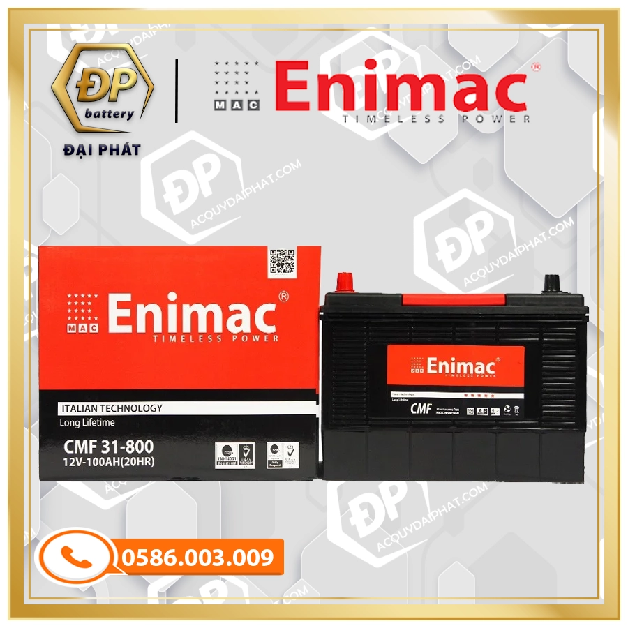 Ắc Quy ENIMAC CMF 31-800 (12V-100Ah)
