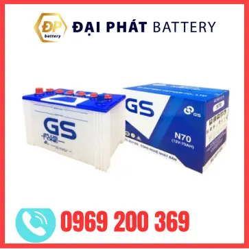 Ắc Quy GS N70 (12V-70Ah)
