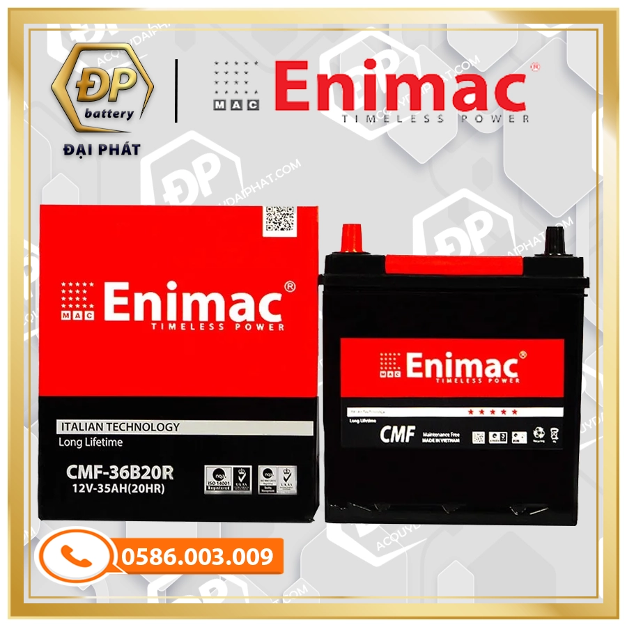 ẮC QUY ENIMAC CMF 36B20R (12V-35Ah)