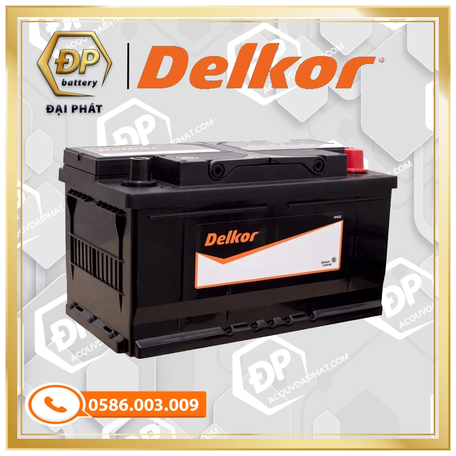 Ắc Quy Delkor Din 58039 (12V-80Ah)