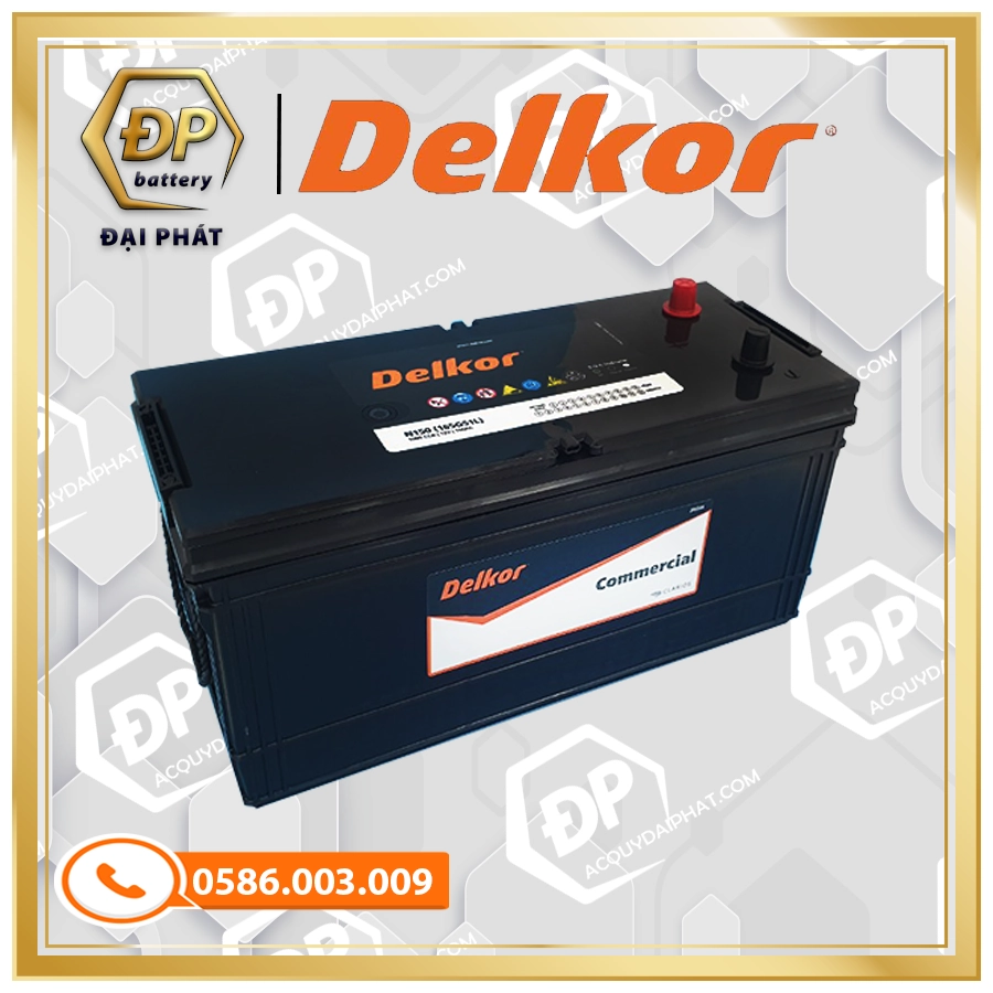 Ắc Quy Delkor N150 (12V-150Ah)