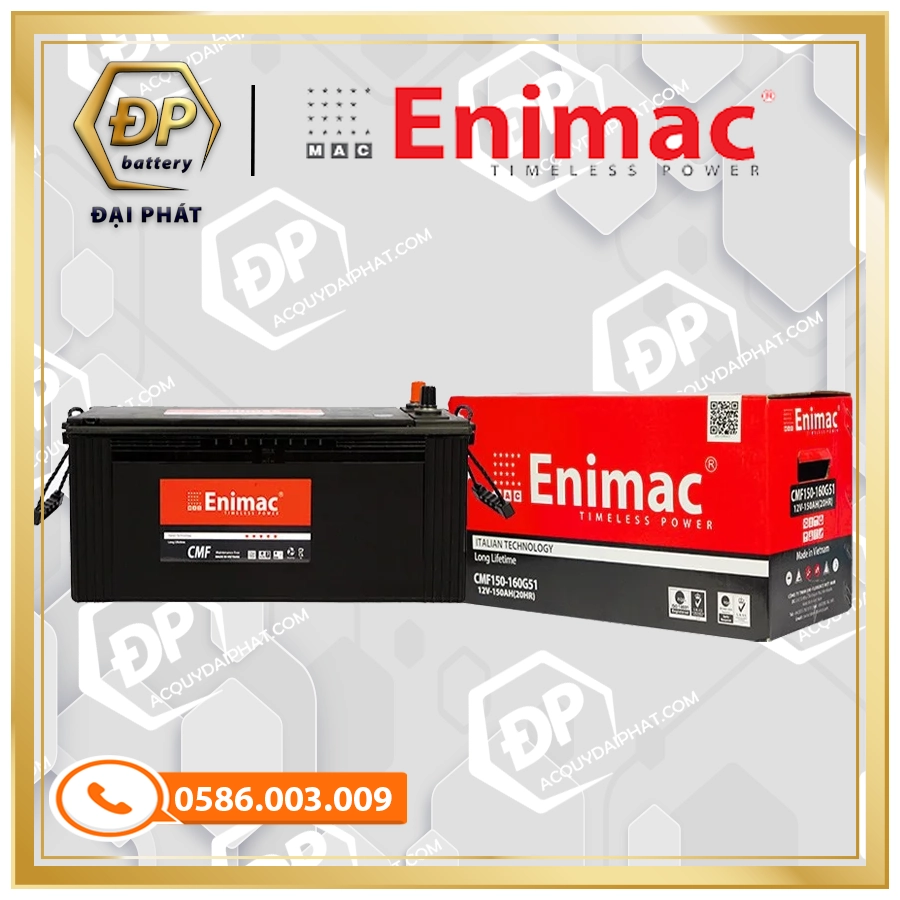 Ắc Quy ENIMAC CMF 150-160G51 (12V-150Ah)